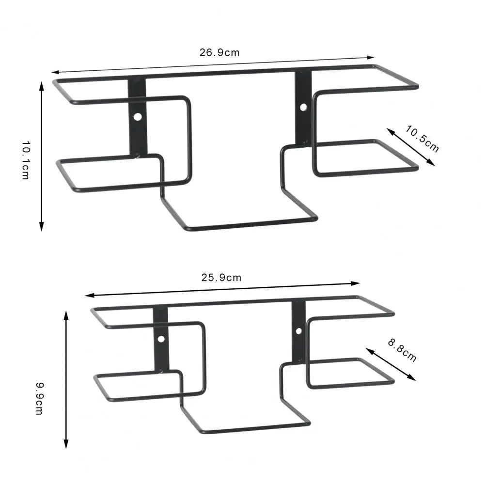 Wall Mounted Glove Rack Wall Mounted Metal Glove Box Holder for Healthcare Food Service Anti-slip Tissue Box for Dentist 2