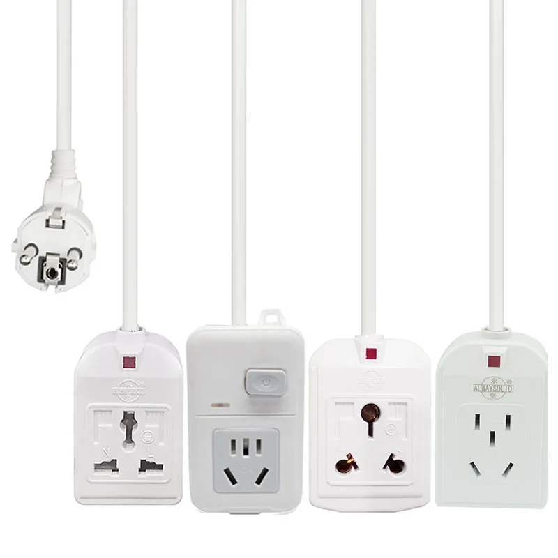 Power Strip Socket EU Plug to Universal Outlet AU CN 10A 16A Socket Adapter Electrical Appliance Plug Extension Adapter