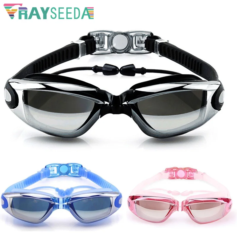 

Waterproof Anti Fog Swim Goggles Swimwear Electroplating UV Swimming Eyewear Eyes Protection Men Women Surfing Diving Glasses