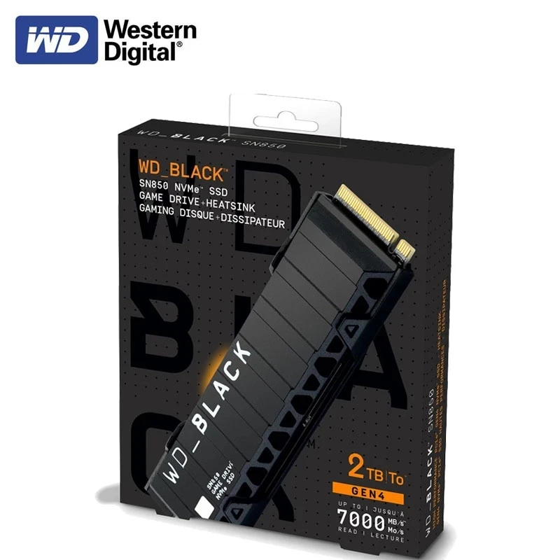 Western Digital Disque SSD interne WD_BLACK SN850 1TB pour consoles PS5