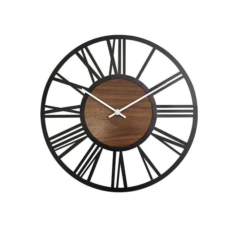 Modern Retro Old Mesh Wall Clock, Round Planet, Living Room, Large, Home, Special, Cross-border, Wholesale 4