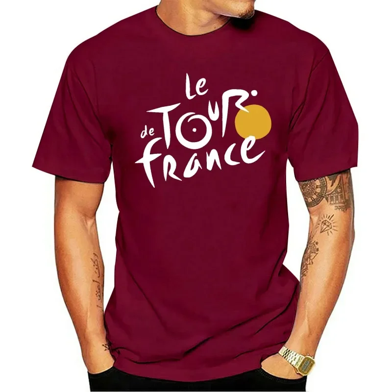 Tour De France Cycling Men Tshirt Short Sleeve Printing Unisex Tee Quick Dry Breathable Summer Street Loose O-neck Sports Top