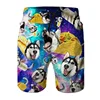 3D Printed Cat Dog Eagle Short Pants For Men Animal Food Pattern Beach Shorts Summer Casual Street Sport Quick Dry Swim Trunks 2