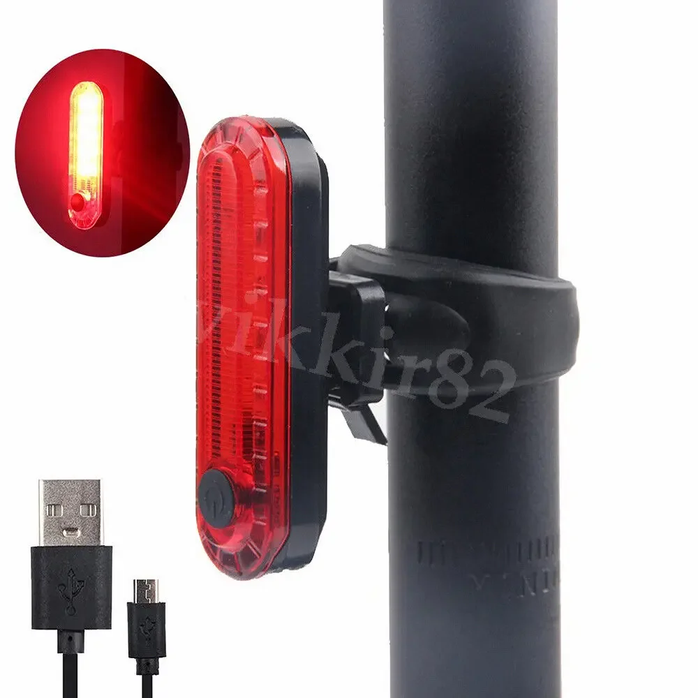 Waterproof LED USB Taillight for Cycling Safety