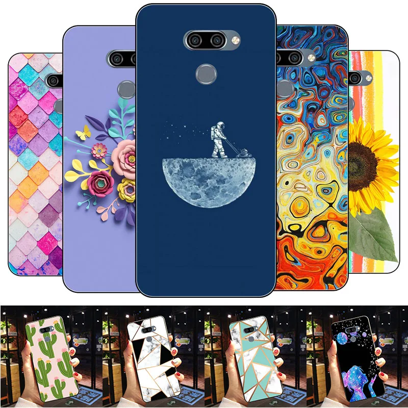 Per Lg G8 Thinq Lm-G820 6.1 "Custodia In Silicone Tpu Custodia Per Telefono Per Lg G8 Thinq Cover Posteriore G8Thinq Paraurti Funda Conchiglie Protett