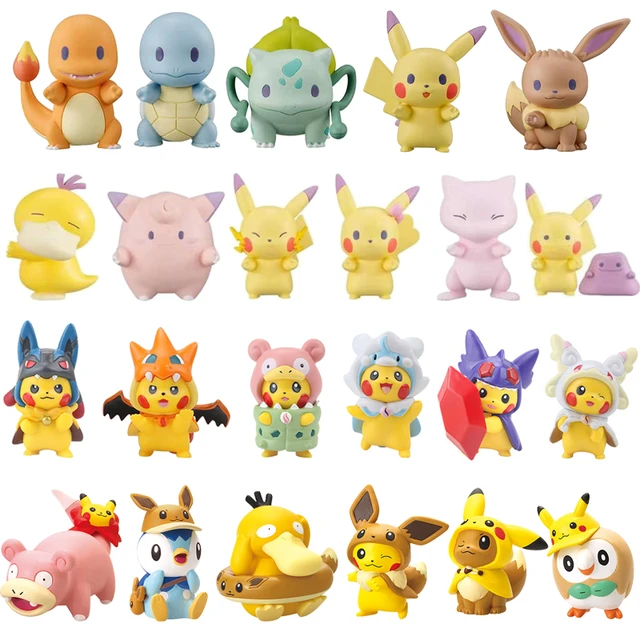 🔥 Action Figure 5 Pçs/set Brinquedos Boneca Bulbasaur Charmander