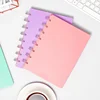 A5 Notebook Cover Diary Removable Spare Plastic Shell Mushroom Hole Notebooks Cover Binding Stationery Supplies 3