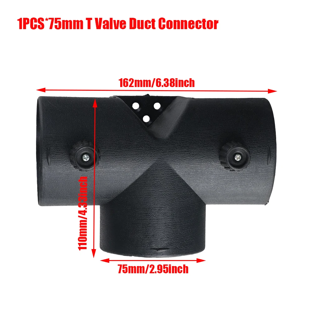 Versatile 75mm Diameter Air Diesel Heater Exhaust Connector Tube