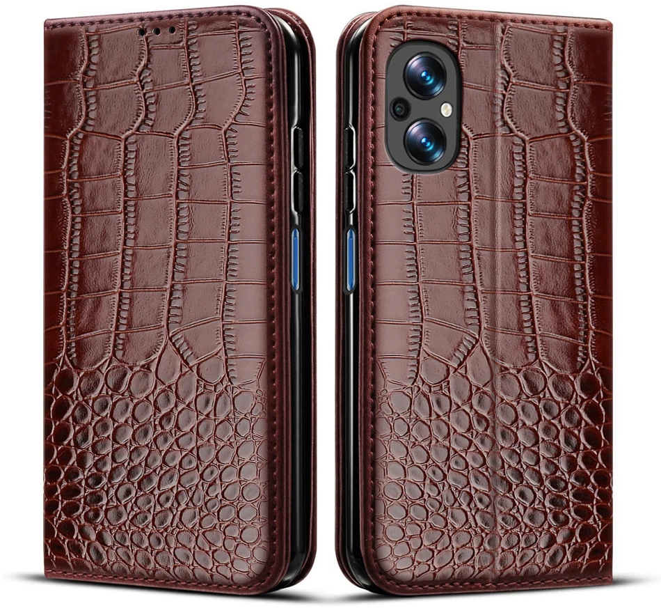Leather Flip Wallet Phone Case - Shockproof Cover