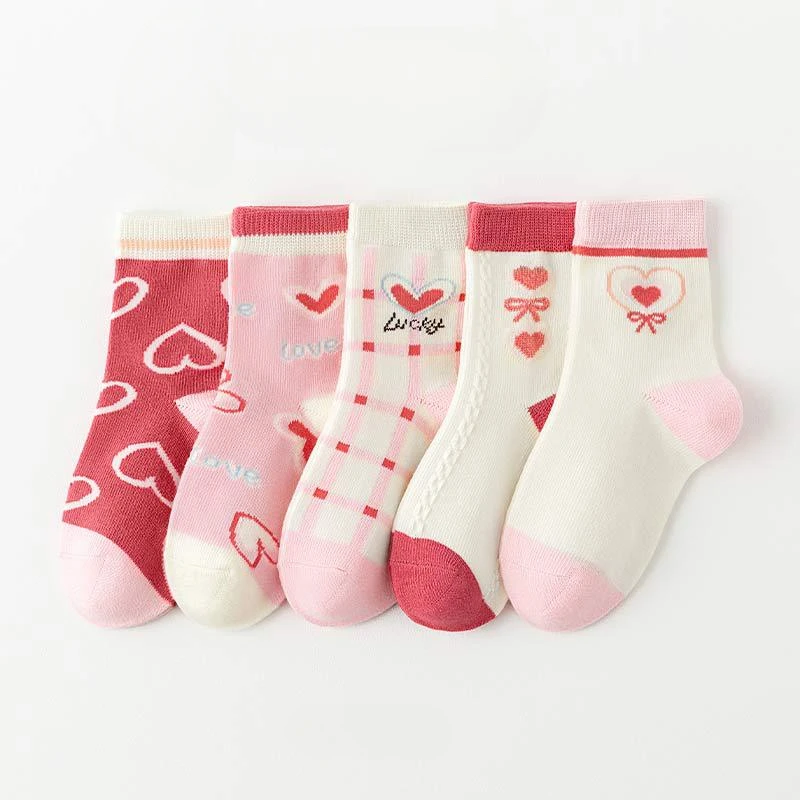 Childrens Socks 5Pairs/lot Children Socks Kids Cute Girls Cotton Outdoor Travel Sports Socks Causual Sports Clothes Accessories childrens socks