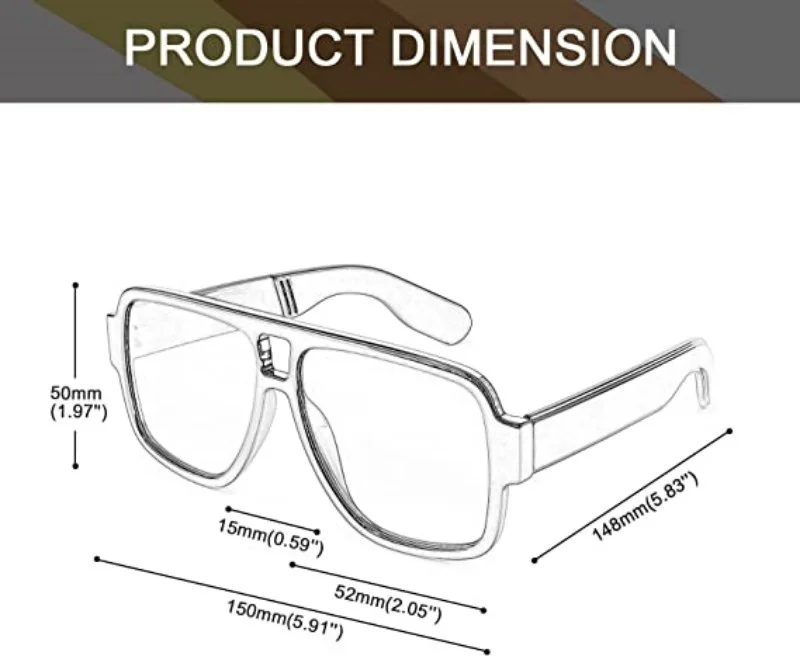 Stora Solglasögon Dam
