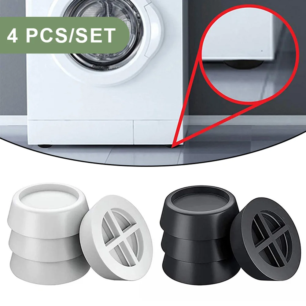 Anti Vibration Pads Rubber Pads for Washing Machine Support Furniture Feet Legs Universal Mat Dampers Stand Home Slipstop Silent 4PCS