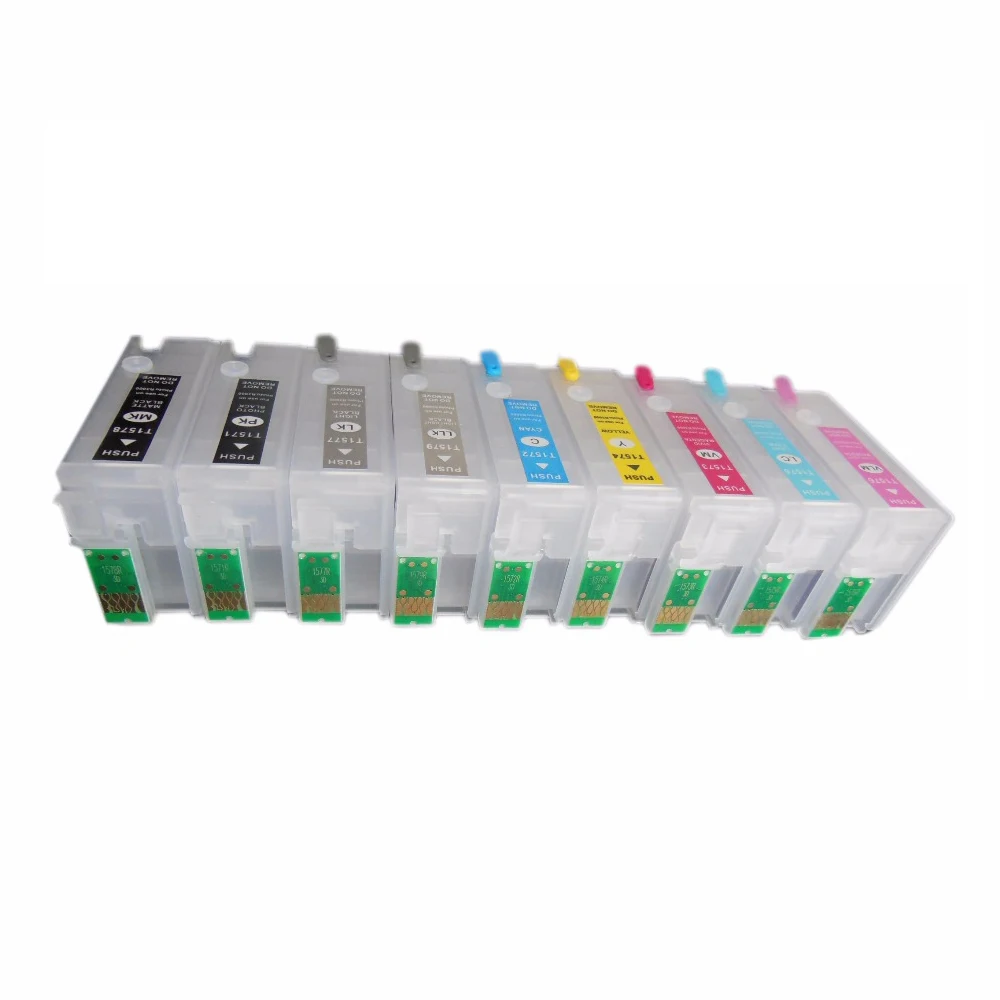 

einkshop T7601-T7609 Refillable ink cartridges for Epson P600 surecolor P600 Surecolor SC-P600 printer with auto reset chips