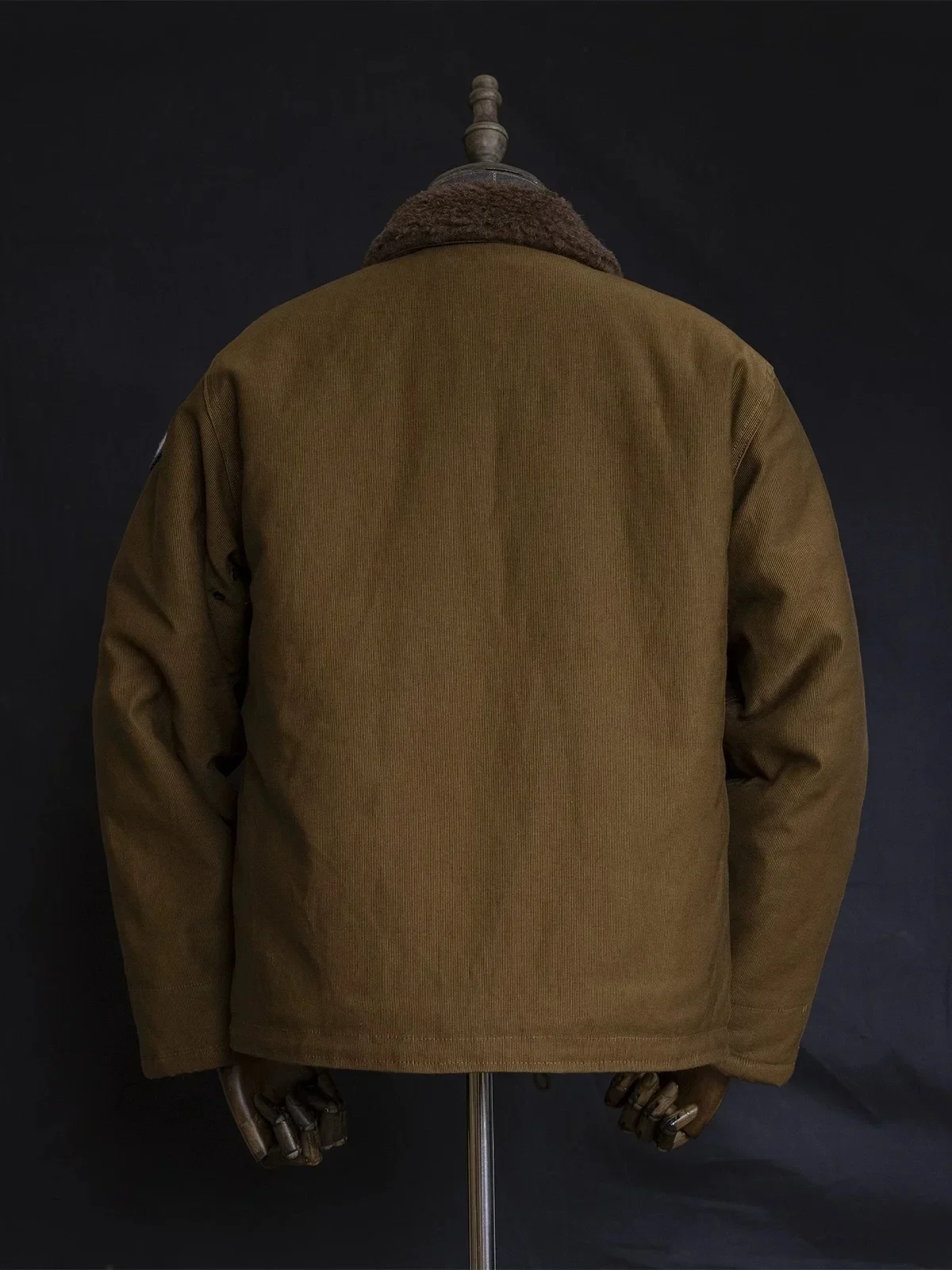 Red Tornado Naval N-1 Deck Jacket Jungle Cloth Shell Alpaca Lined Coat Men Vintage Workwear 6