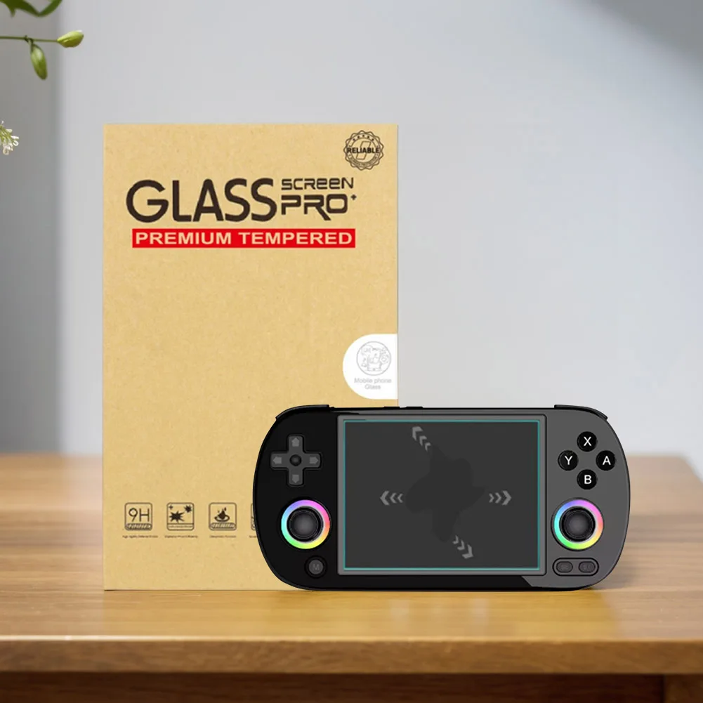 HD Tempered Glass Screen Protector 9H Hardness Tempered Glass Film Anti-Fingerprint Screen Protective Film for Anbernic RG40XX H