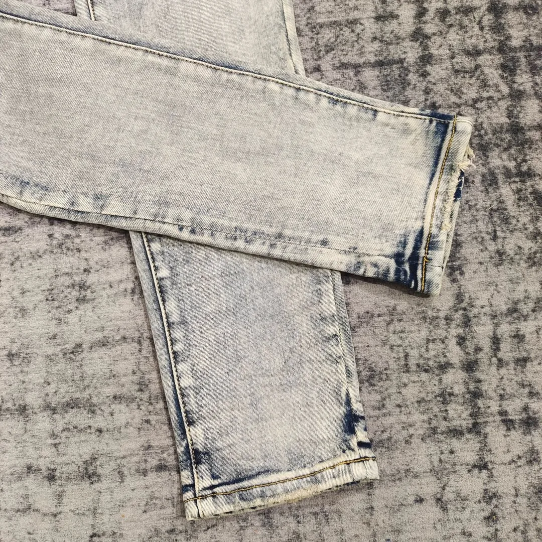 men vintage distressed jeans slim fit 6