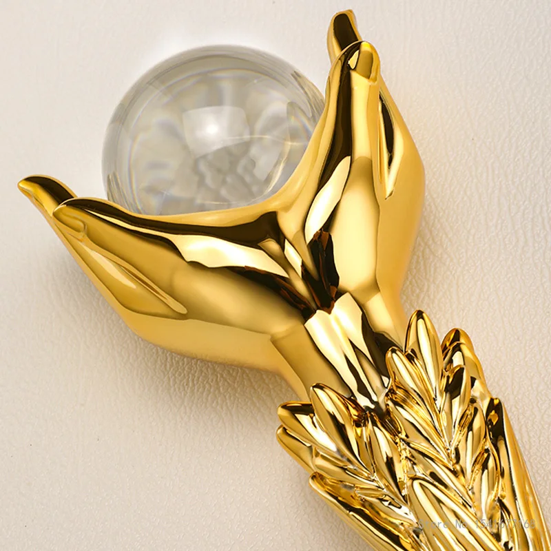 Customized Resin Trophy, High-Transparent Crystal Ball, Sports competition, Award, Home Decoration, Crystal Base Can Carve, 1Pc