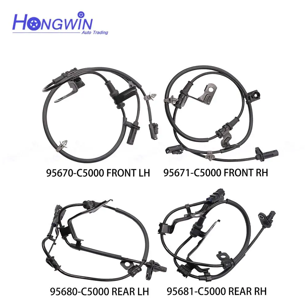 Front Rear LH RH ABS Wheel Speed Sensor Sensor For Kia Sorento-2.0L 95670-C5000 95671-C5000 95680-C5000 95681-C5000