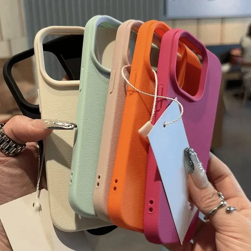 Leather Silicone Phone Case - Luxury Protective Cover