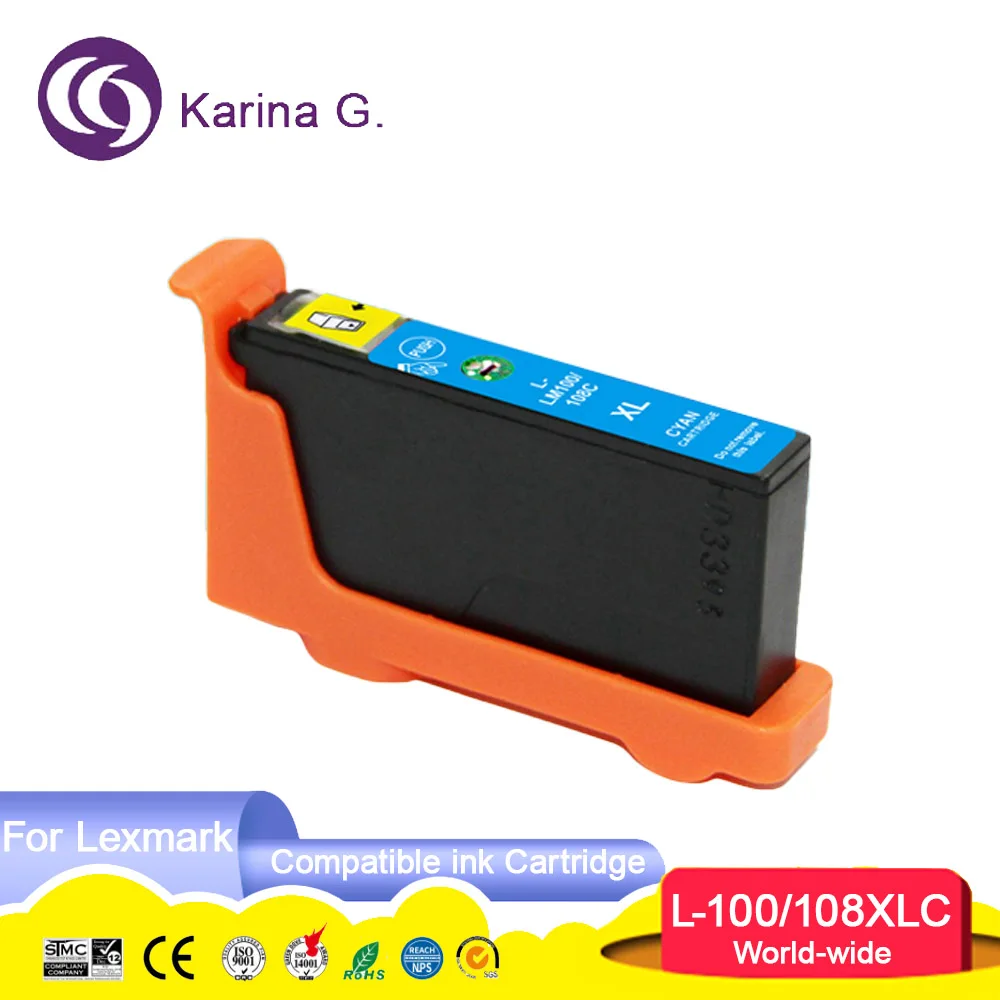 100XL 100 105 108 LM100/105/108XL LM100/108XL Premium Color Compatible Ink Cartr