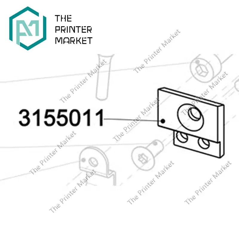 

3155011 Guide Plate For Hohner M45/6 Stitching Head Hohner Stitcher Parts