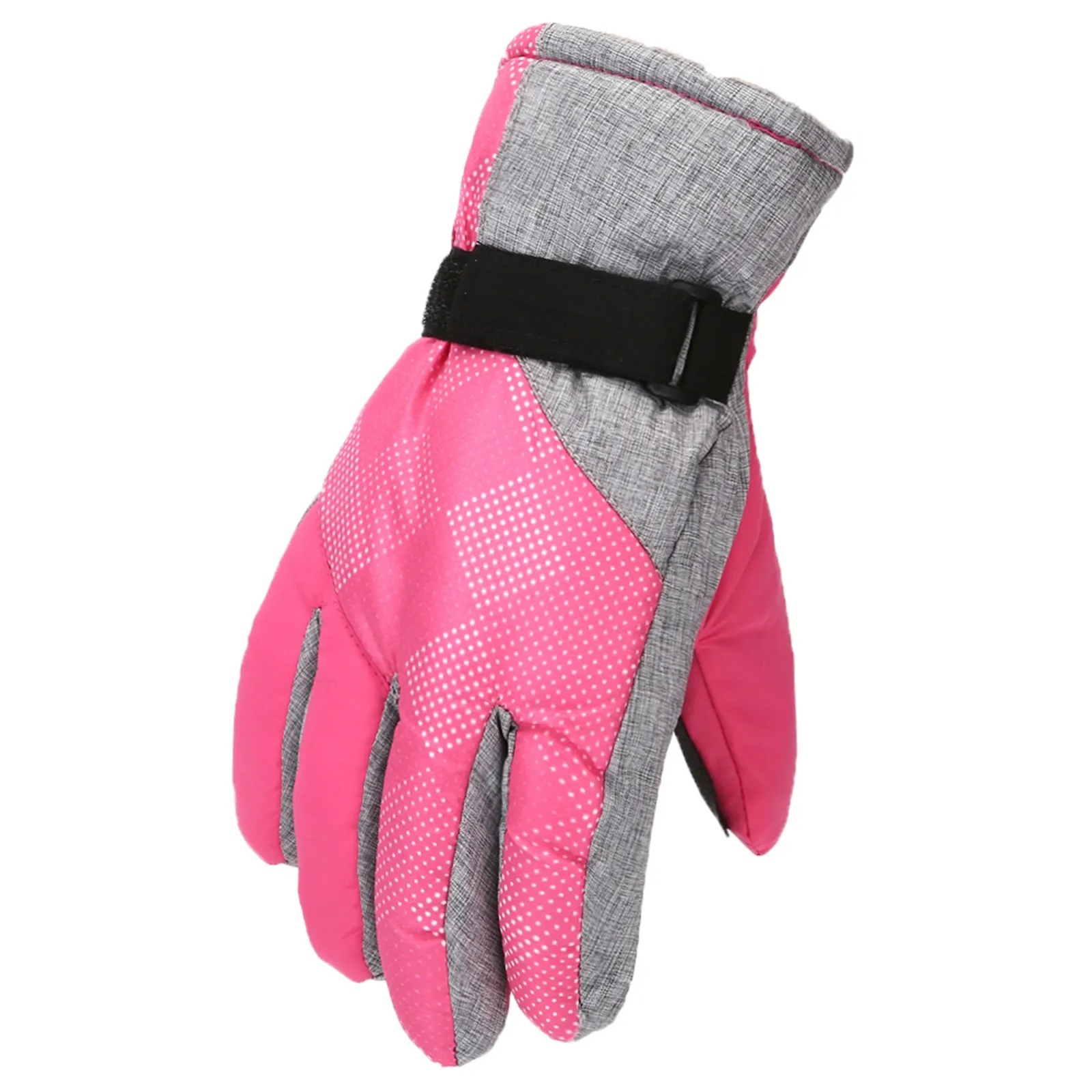 Winter Thicken Children Ski Gloves Cold Weather Waterproof Snowboard Mitten Kids Boys Girls Warm Outdoor Kids Windproof Gloves