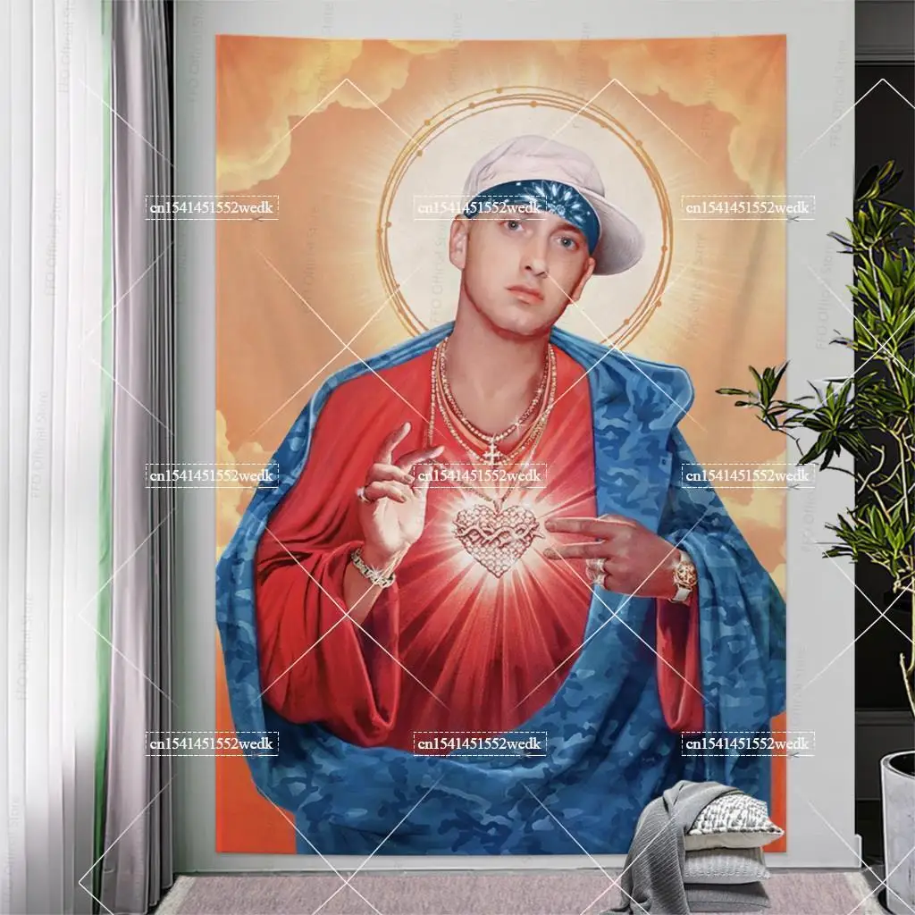 Tapestry decor Rapper Snoop Dogg Jesus Tapestries Wall Carpets Bedroom Background Decoration
