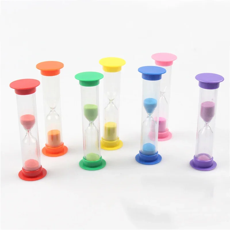 

2/3/5/10 Minute Colorful Hourglass Sandglass Sand Clock Timers Sand Timer Shower Timer Tooth Brushing Timer Children Home Decors