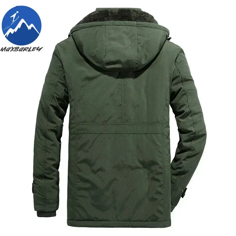 COMXZ Gorpcore Fleece Jacket Warm Cold Proof Outdoor Snow Ski Traveling Cotton Padded Jackets Hooded Solid Color Jackets for Man