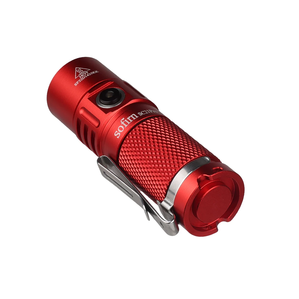 Sofirn SC21 PRO LED Flashlight USB C Rechargeable LH351D 16340 1000lm