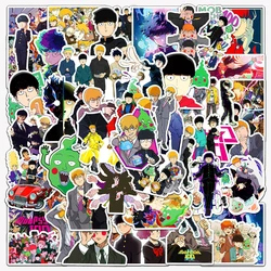Anime Mob Psycho 100 Waterproof Cartoon Sticker Pack - Fun DIY PVC Decals (50PCS)