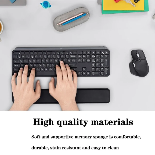 Wrist Rest Pad Palm For Original Logitech MX Keys/Craft Wireless Keyboard  Comfortable，Durable Support And Stable Control - AliExpress