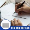 100 Pcs 07mm Black Office Push-button Ballpoint Pen Refill 100pcs Neutral Refills Portable Decor Filling Gel Fine 6