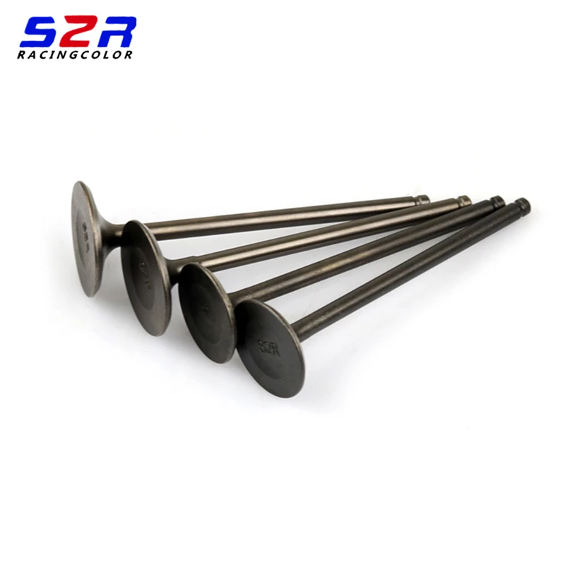 Motorcycle Intake Valve Kit Moto Exhaust Valve Stem Scooter Engine Part 14711-KCY-670 For Honda CB400ss XR400 NX400 NX4 Falcon motorcycle intake valves