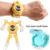 Transformable electronic watch toy imitating robot transformation design, carrying a small watch with you 5