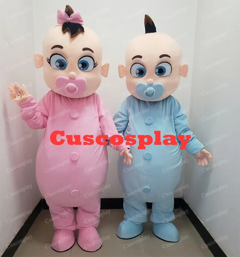 Mascot Costume 2 pcs Adult Both Baby Boy And Girl Christmas Fancy Dress Halloween Costume