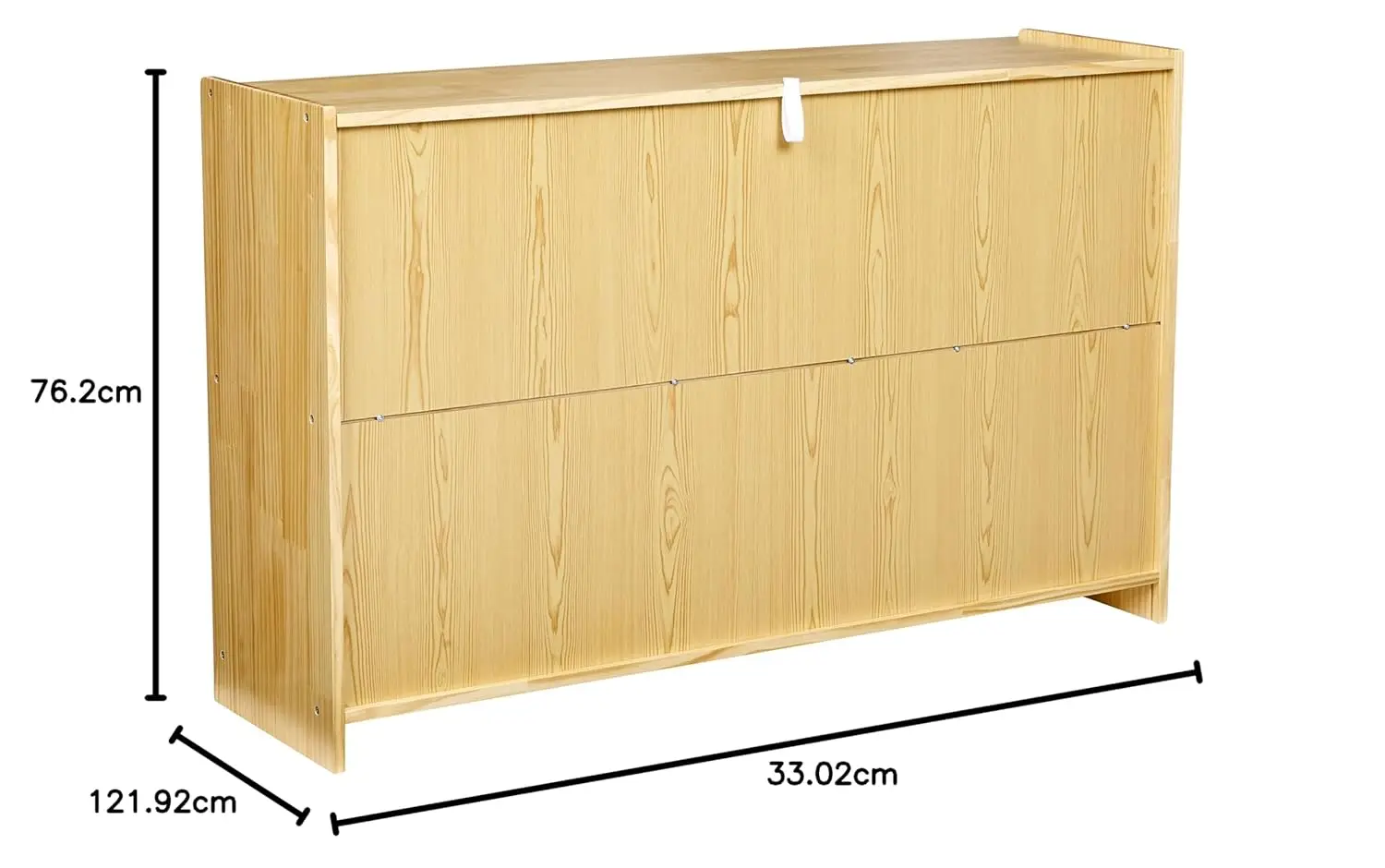 Basics Backpack Storage, 8-Compartment, Pine Wood 2