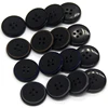 HENGC 15/20mm Round Matte Black Resin Coat Buttons For Clothes Retro Man Suit Jacket Cardigan Needlework DIY Crafts Wholesale 1