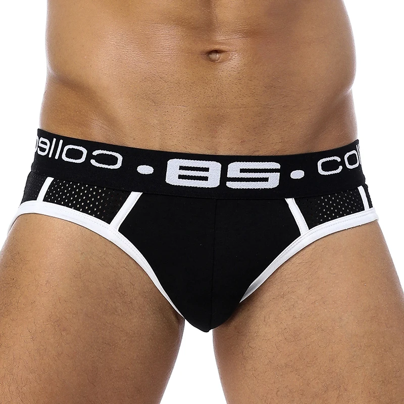 Men Underwear Briefs Qucik Dry convex breathable mesh Penis pouch slip homme Cotton sexy cuecas gay men Briefs ORLVS brand men underwear