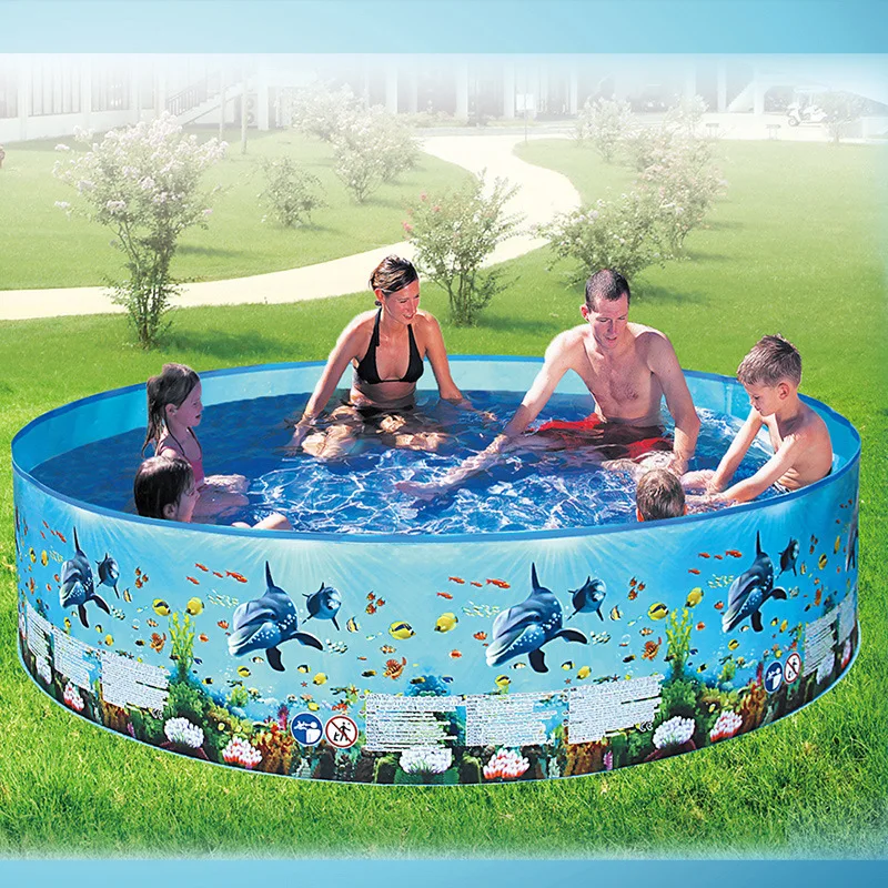 Large Outdoor Family Swimming Pool Circular Thickened Non Inflatable Ocean Ball Pool Children's Baby Swimming Household Use