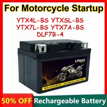 Batteria LiFePO4 12.8V 4S1P YTX4L-BS YTXSL-BS YTX7L-BS YTX7A-BS DLF7B-4 per Avviamento Moto, Batterie Ricaricabili