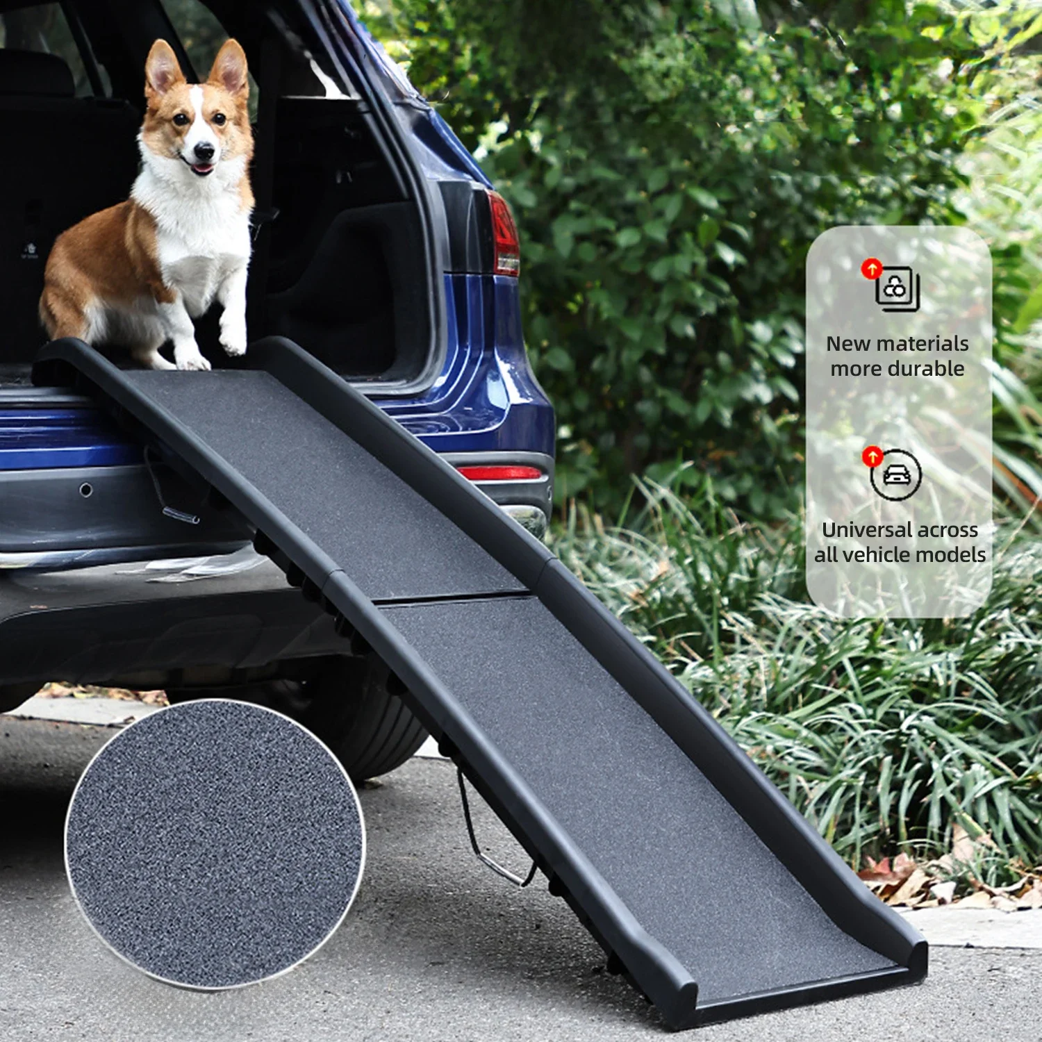 compact foldable lightweight outdoor dog ramp portable pet ramp for large dogs suv cars trucks