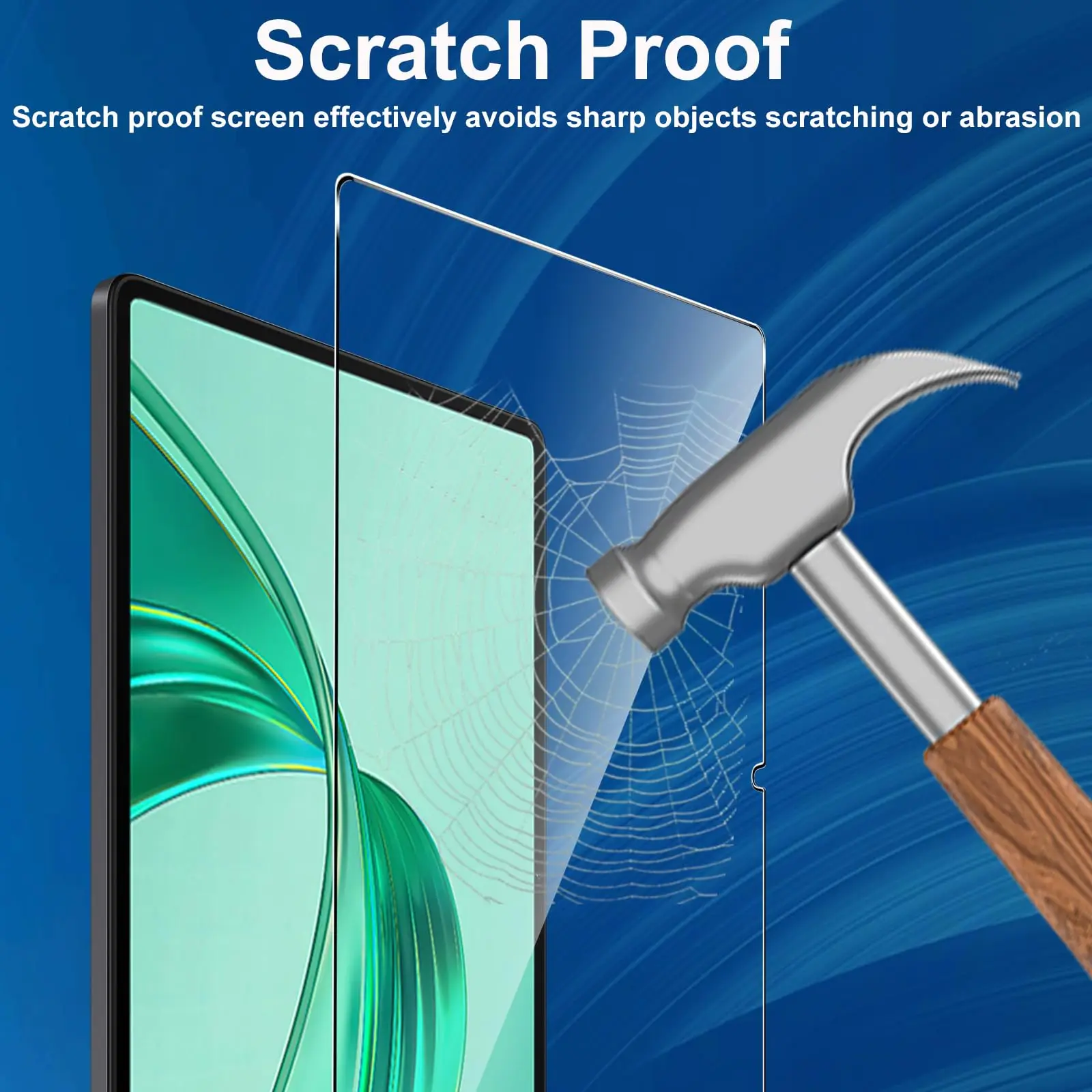 Screen Protector for Honor Pad X8a (11 Inch) 2024 Released Transparent Anti-scratch Tablet Tempered Glass Film Anti-fingerprint 3