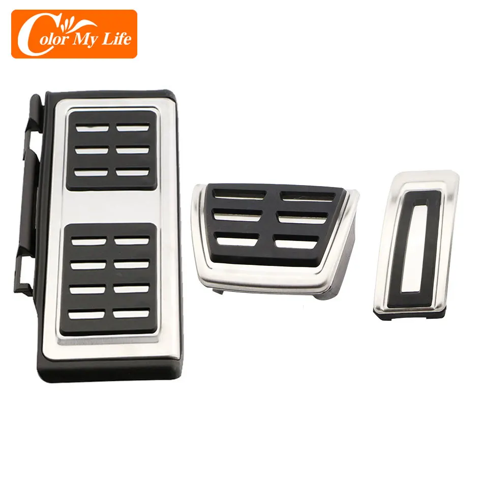 Car Pedals For VW Cross Coupe Arteon Jetta MK7 Touran Accessories Auto Pedal Pad Cover car pedals pedal cover stainless steel pedal cover
