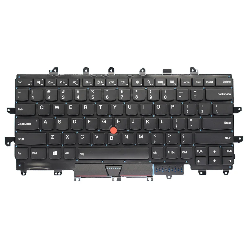 Teclado do Laptop para Lenovo Thinkpad x1 Carbono 4ª Geração Mt: 20fb 20fc Luz de Fundo X1c 2023 Nós Russo Russo Novo - Imagem 4