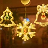 Christmas Lights Window with Suction Cups, Battery Window Light, Warm White, Suction Cup, Christmas Decoration Lights for Christ 4