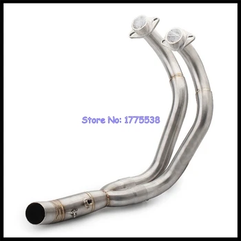 Motorcycle Exhaust Header For Yamaha Tracer 7/GT MT07 2018-2024 FZ07 2015-2017 XSR700/XTRIBUTE 2016-2024 TRACER 700/GT 2016-2019