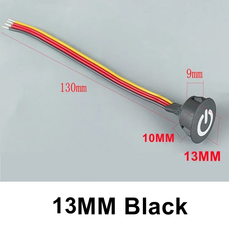 13 16 20MM מתג מגע ניתן לכוונון DC5V 12V 24V בקר חכם לבית רצועת אור מוטבעת בקר דימר LED