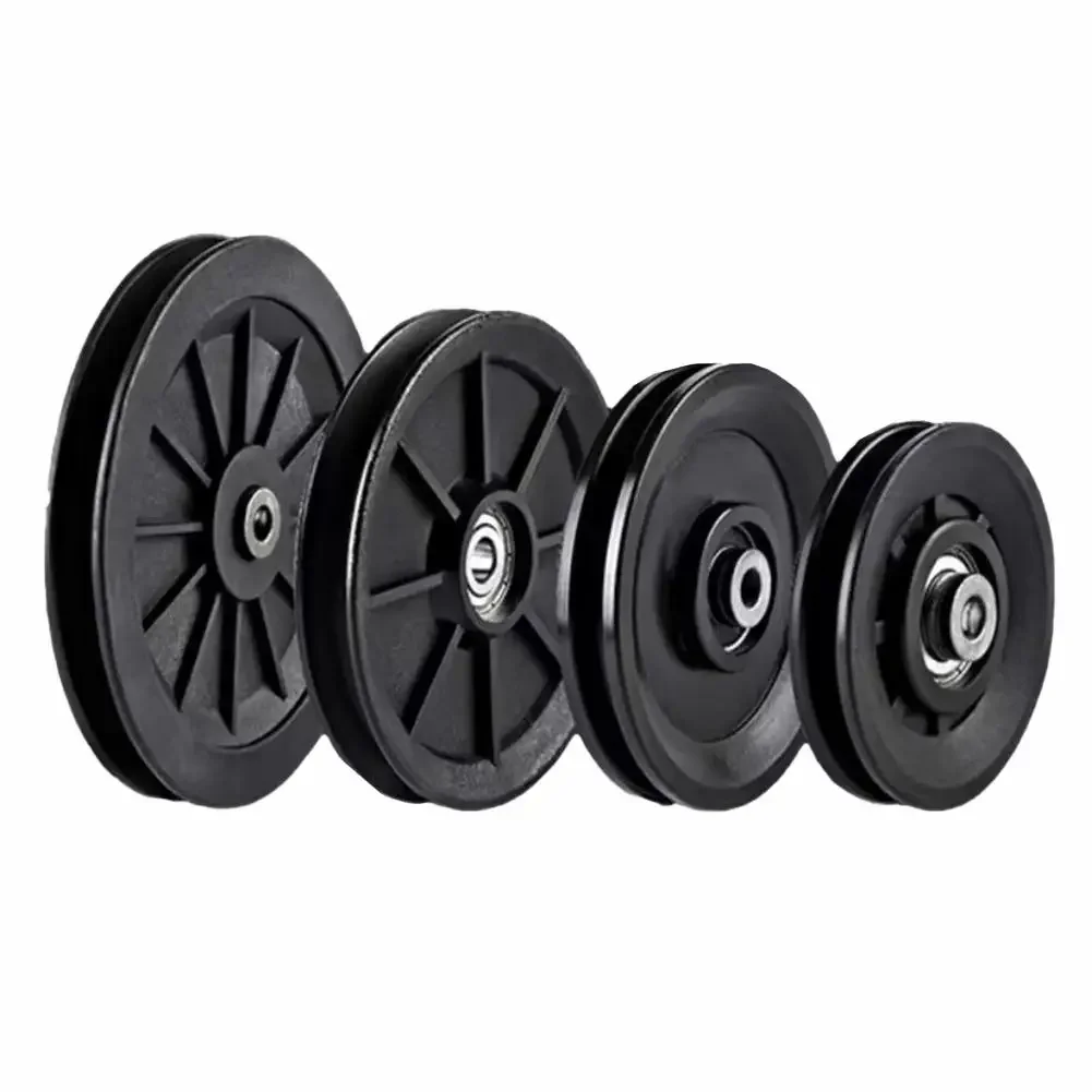 Fitness Pulley Wheel 4Pcs Nylon Bearing