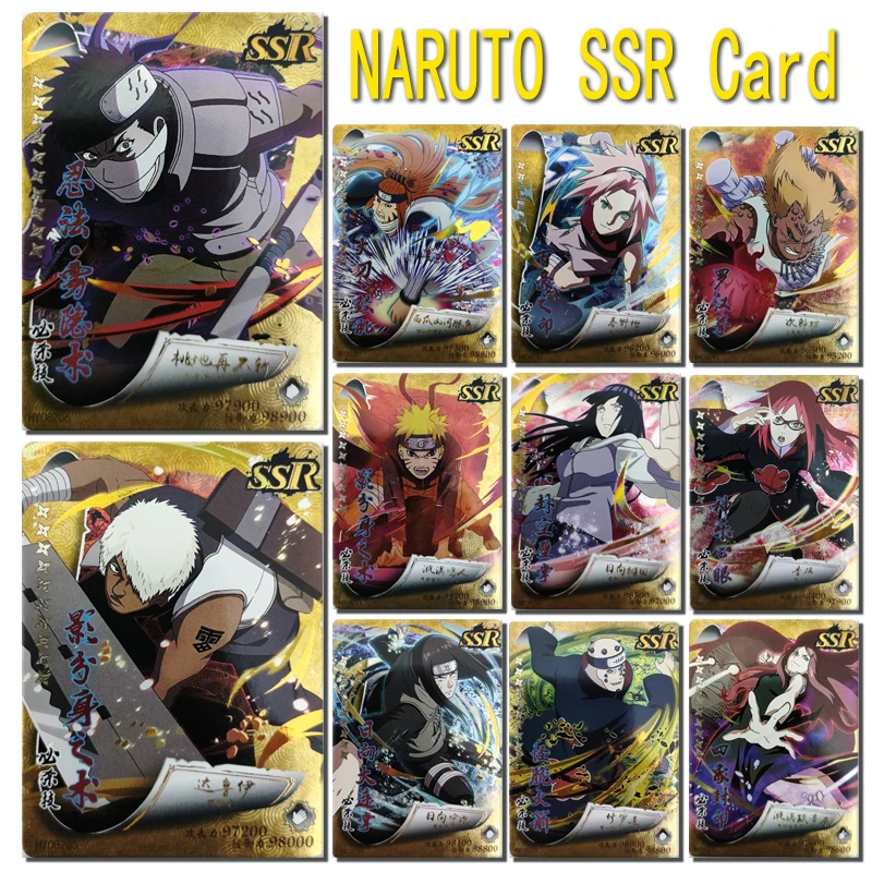 

Anime NARUTO Chapter VIII SSR card Uzumaki Naruto Ootutuki Kaguya Hyuga Hinata Uchiha Sasuke Game Collection Birthday present